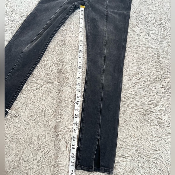 Joe’s Jeans The Bella 11” high rise Skinny ankle split front Gray‎ Size 27 - Picture 7 of 16